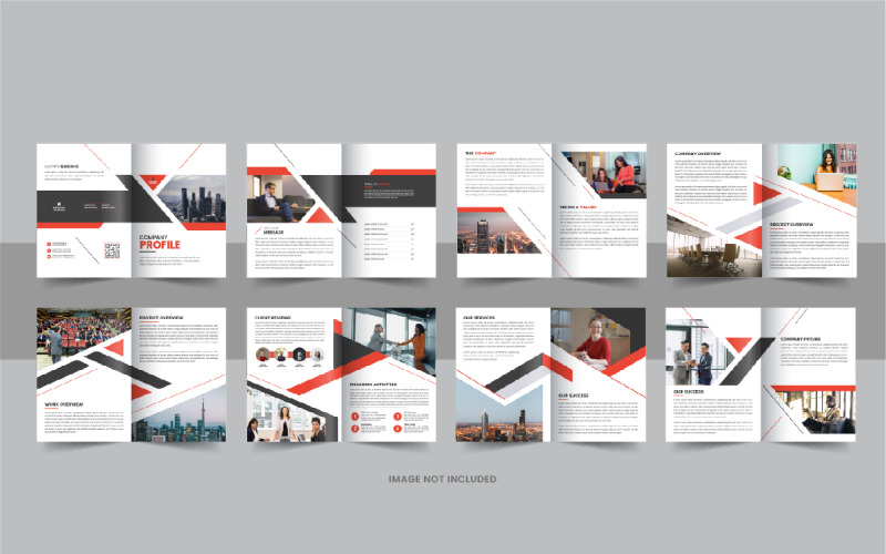 16 page corporate company profile brochure Corporate Identity