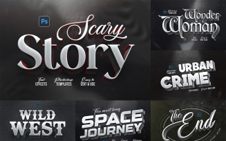 Old Movie Title Photoshop Templates