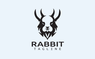 Rabbit Viking Logo Template V10