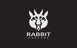 Rabbit Viking Logo Template V13