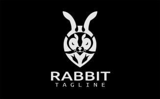 Rabbit Viking Logo Template V1