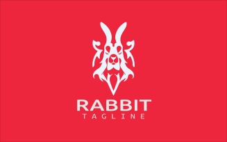 Rabbit Viking Logo Template V3