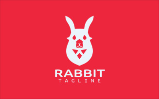 Rabbit Viking Logo Template V6