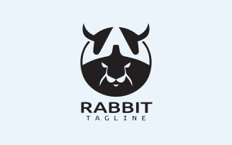 Rabbit Viking Logo Template V7