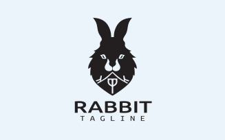 Rabbit Viking Logo Template V8