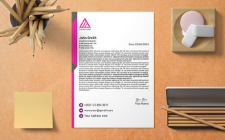 Minimal and creative business letterhead design_18