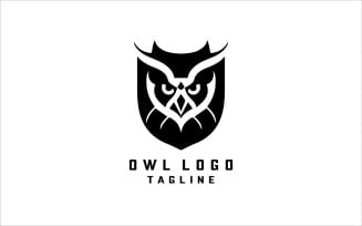 Owl Viking Logo Design Template V8