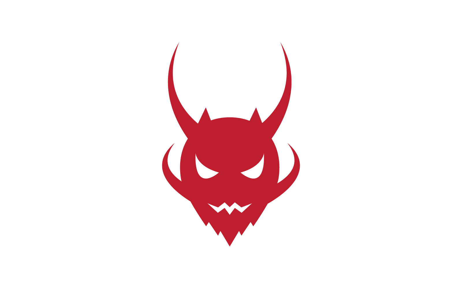 Devil logo ilustration template