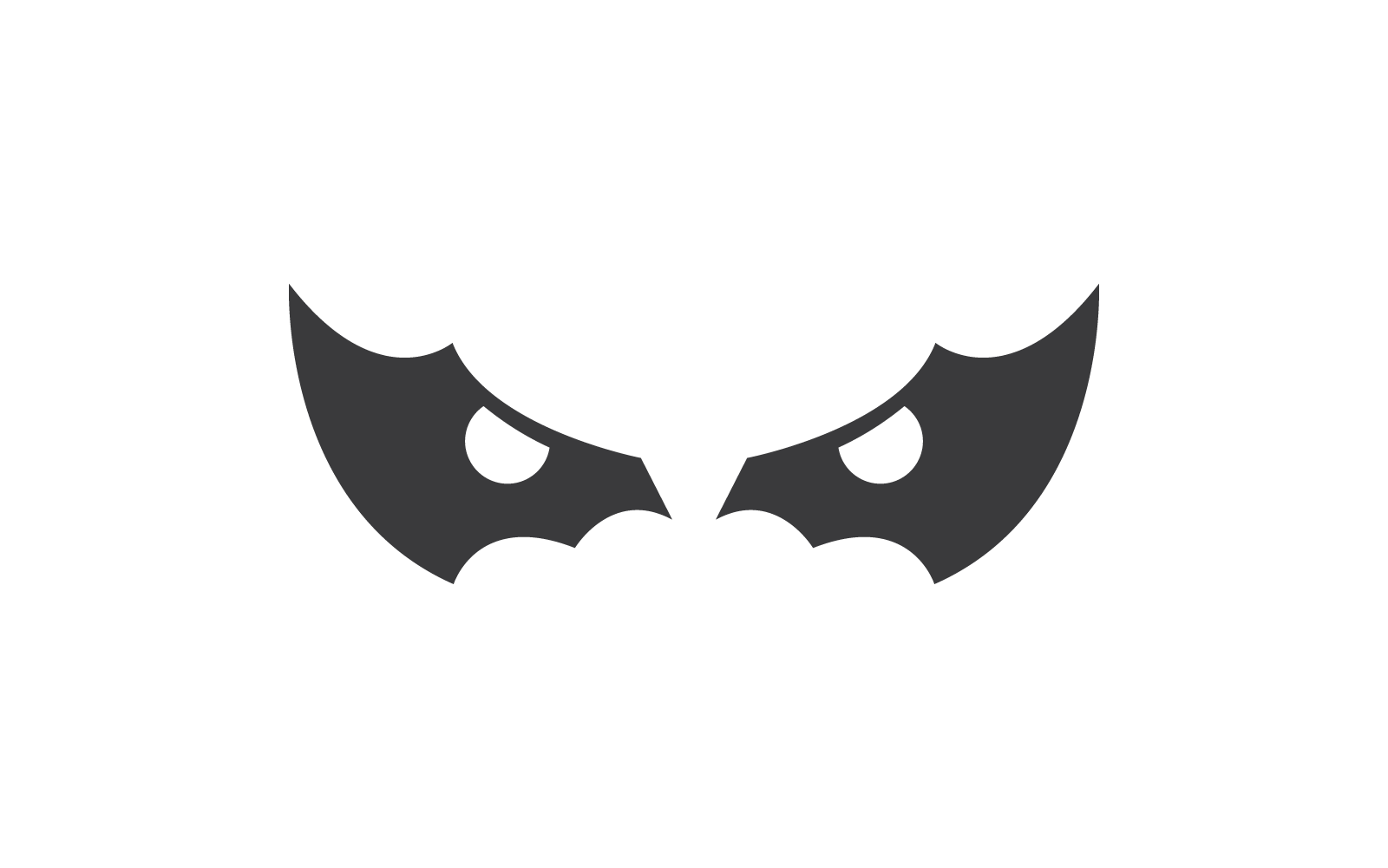 Devil logo ilustration vector template flat design
