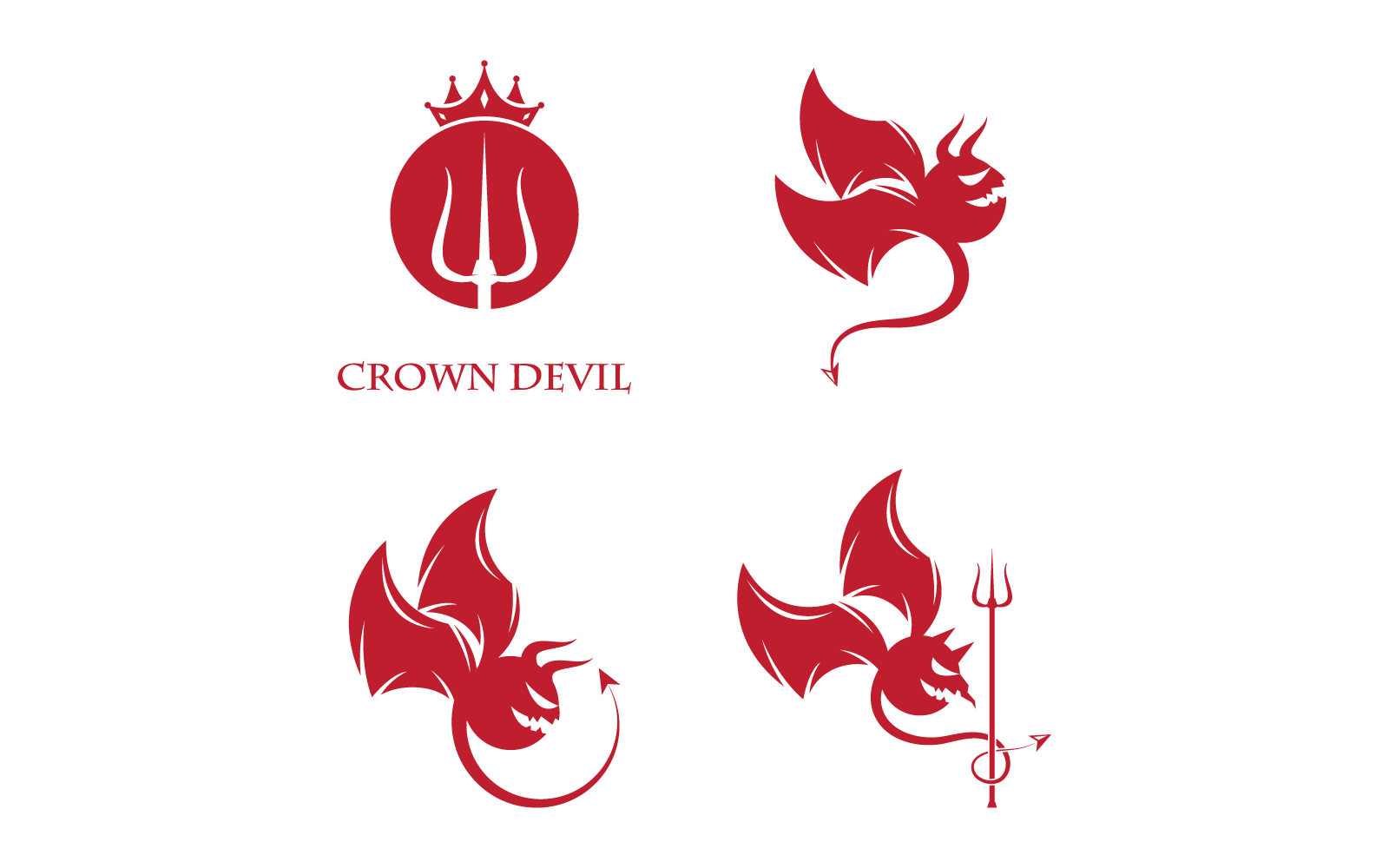 Devil logo ilustration vector