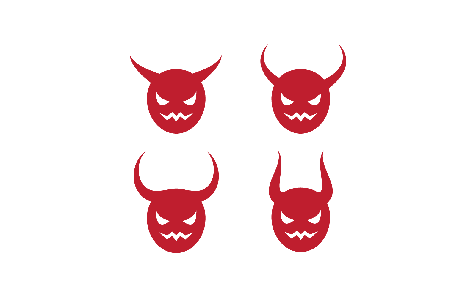 Devil logo vector template Logo Template