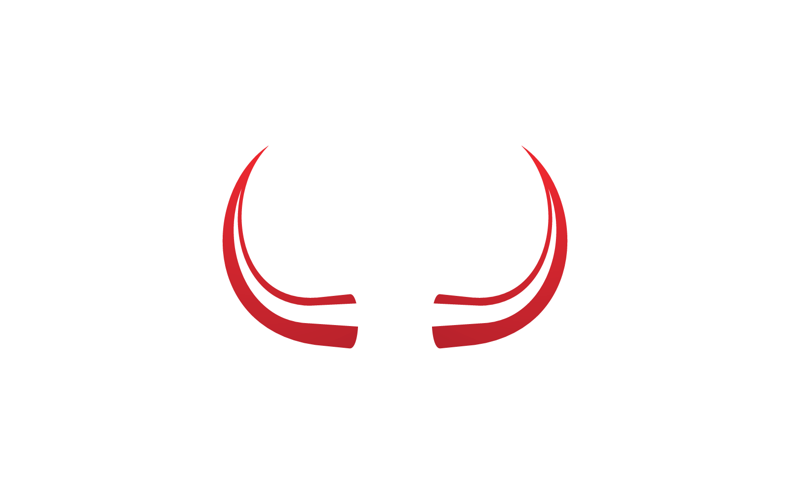 Duivel hoorn logo vector sjabloon