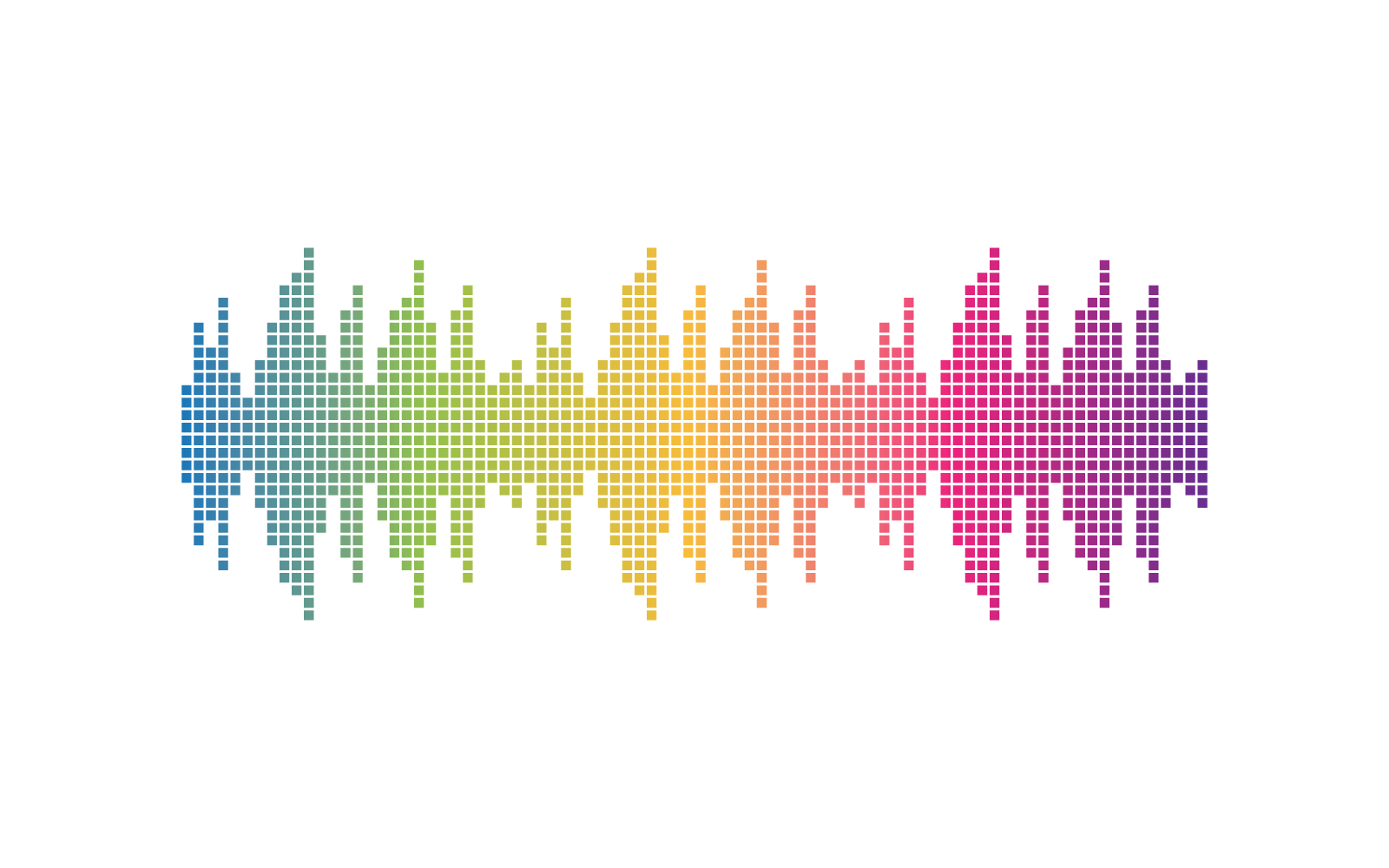 Geluidsgolf muziek logo vector ontwerp