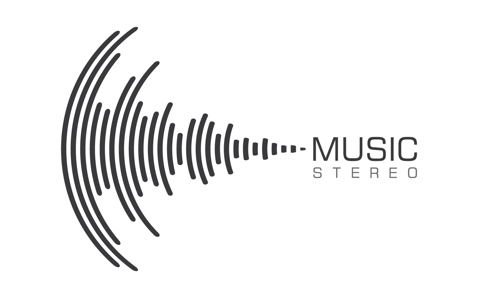 Plantilla de ilustración de música de ondas sonoras
