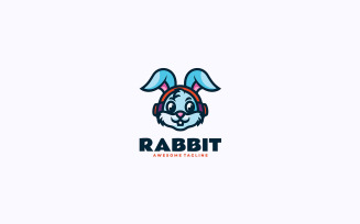 Rabbit Mascot Cartoon Logo 1