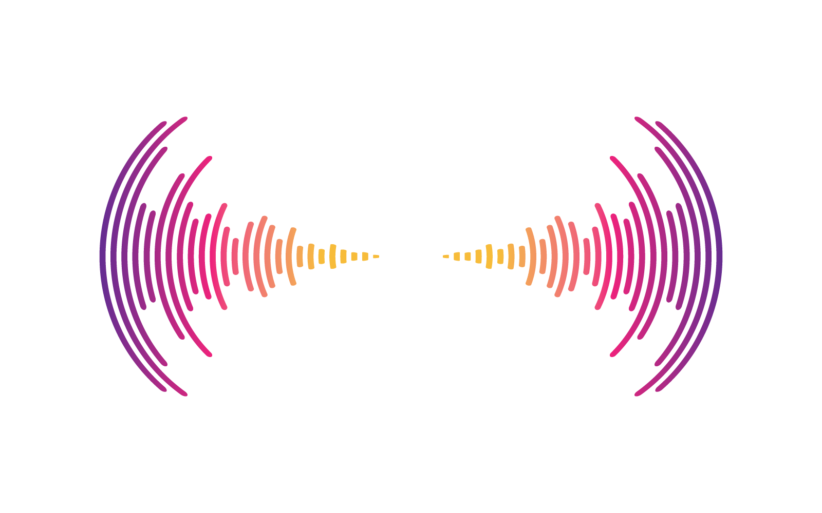 Sound wave music logo vector design Logo Template