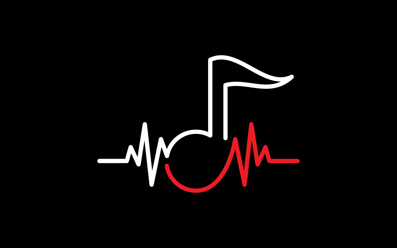 Sound wave music logo vector template Logo Template