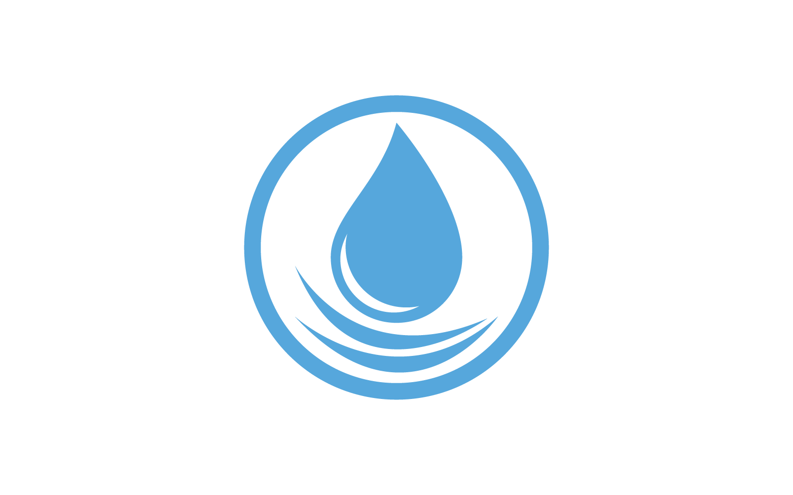 Vector de ilustración de gota de agua