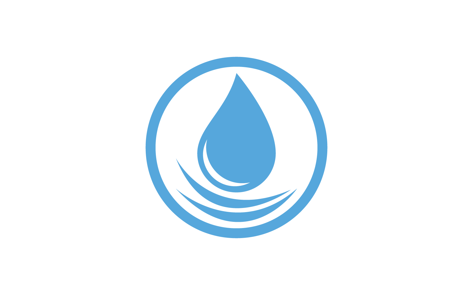 Water drop illustration vector Logo Template