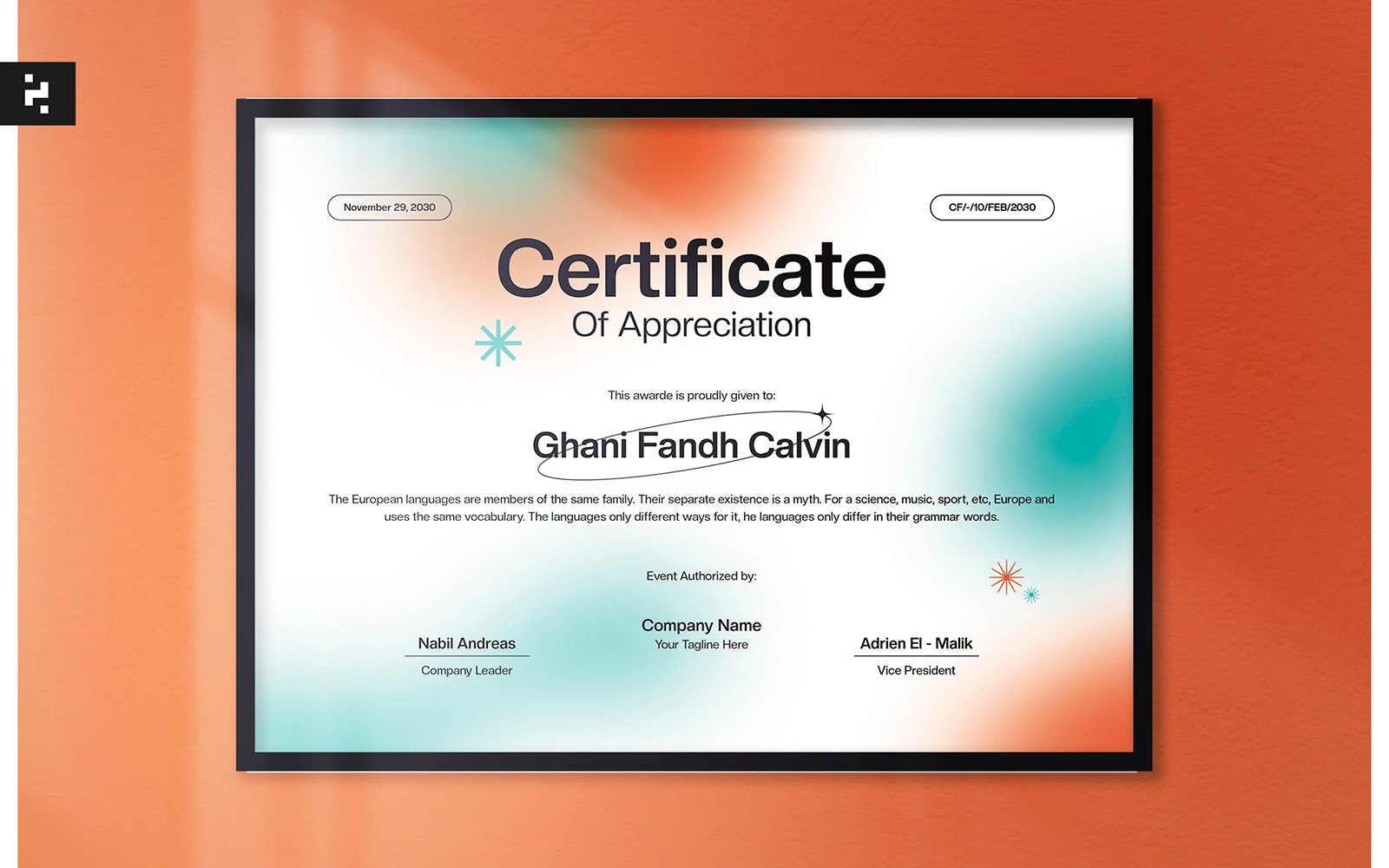 Template #382332 Gradient Certificate Webdesign Template - Logo template Preview