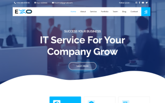Exo - Corporate Agency HTML Landing Page Template