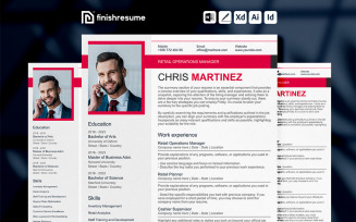Retail operations manager Resume Template | Finish Resume