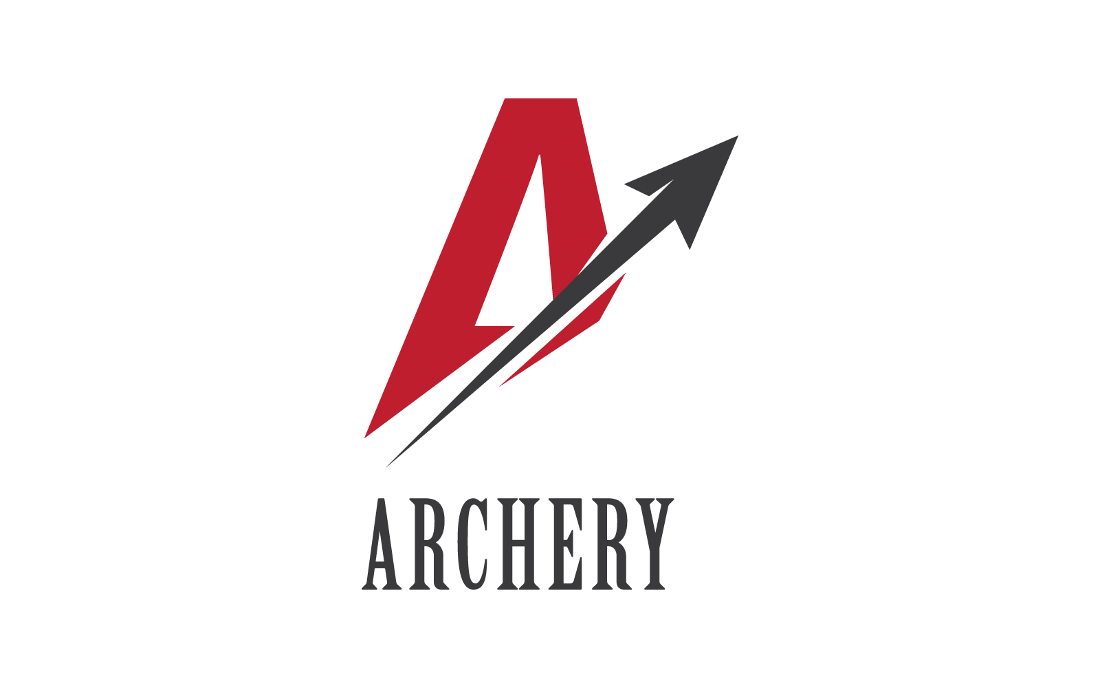 Archery logo illustration template