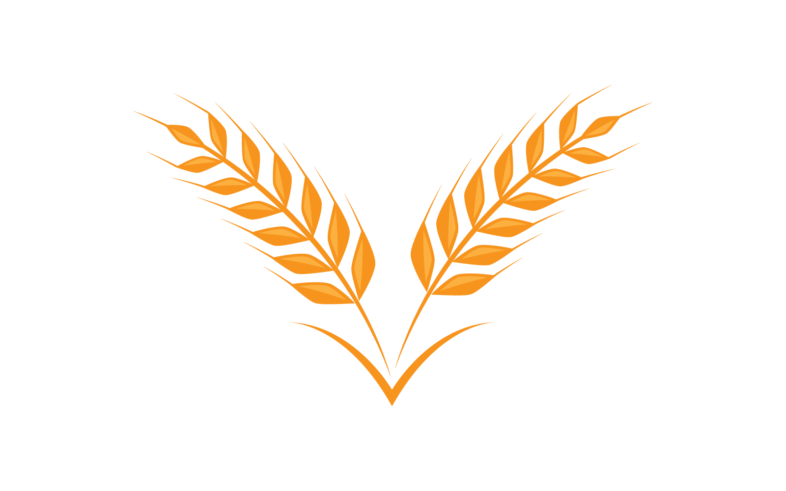 Búza Logo illusztráció tervezés
