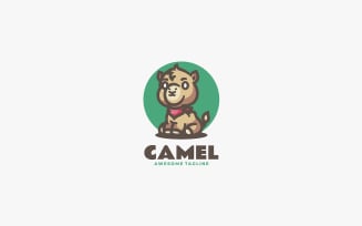 Camel Mascot Cartoon Logo