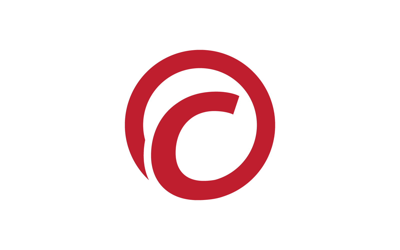 Modern C Initial letter alphabet font logo vector design Logo Template