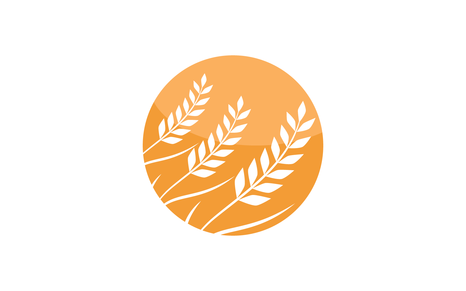 Weizen-Logo-Vorlagendesign