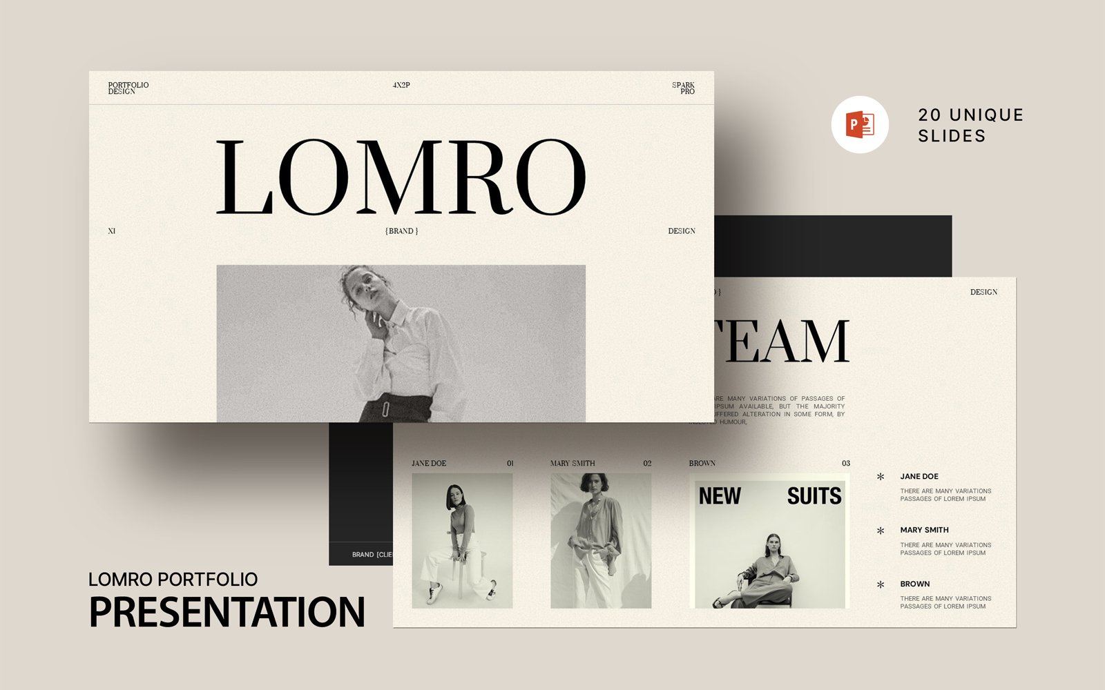 Kit Graphique #382551 Lomro Portfolio Divers Modles Web - Logo template Preview
