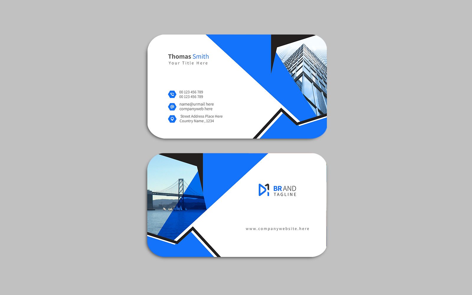 Template #382591 Business Card Webdesign Template - Logo template Preview