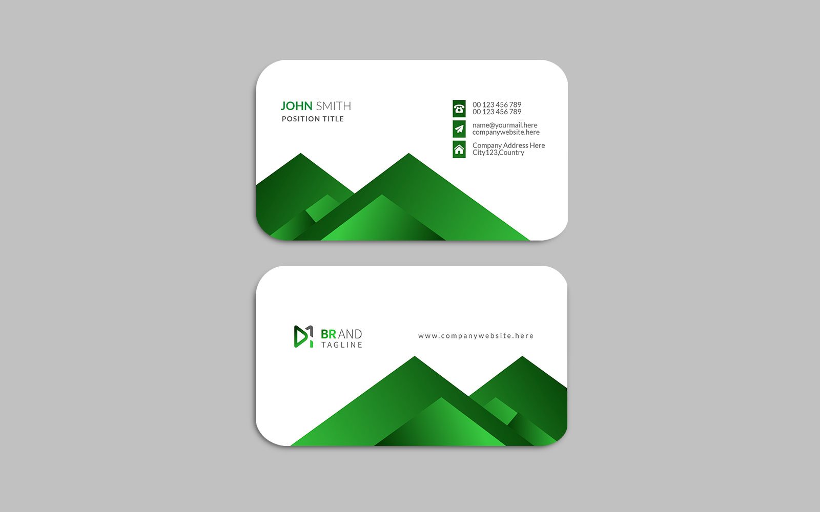 Template #382599 Card Corporate Webdesign Template - Logo template Preview