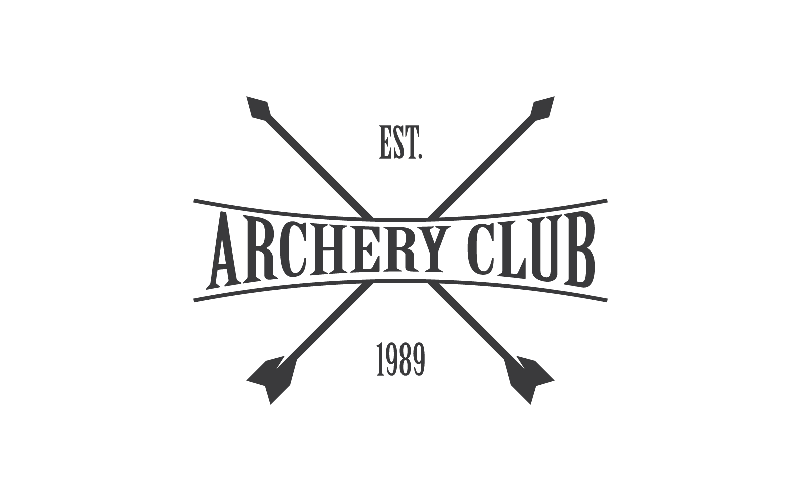 Archery logo illustration design