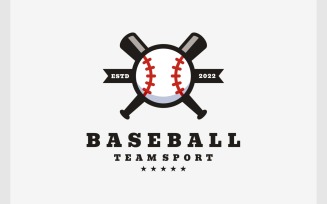 Baseball Sport Vintage Retro Logo