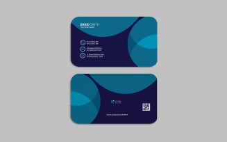 Clean and modern business card template