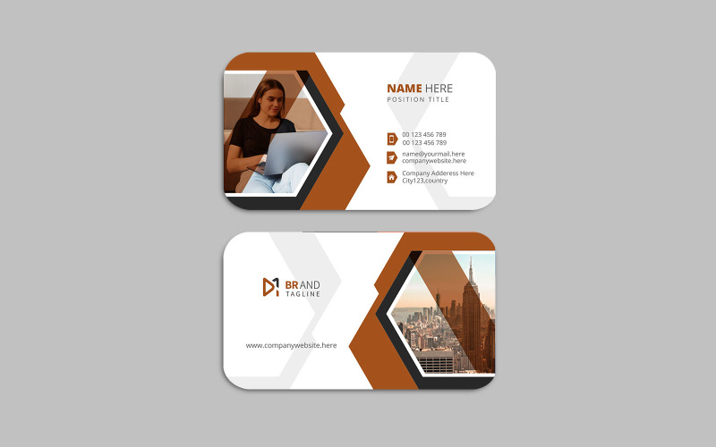 Creative and modern business card design- template Corporate Identity
