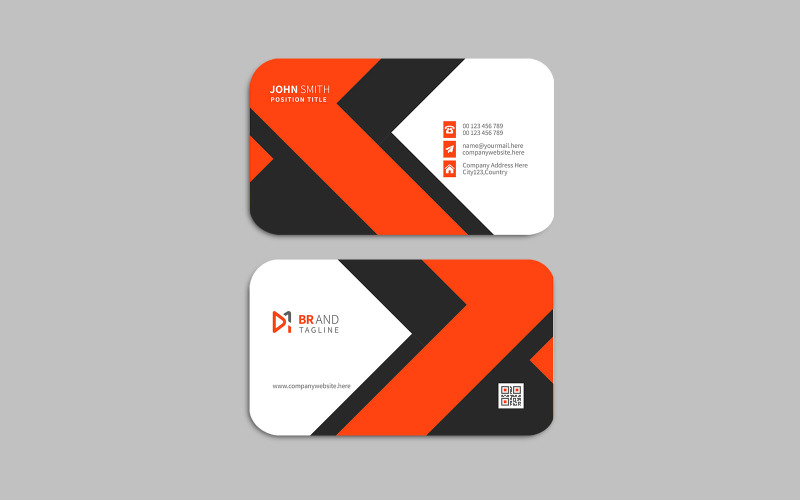 Creative and modern visiting card design template Corporate Identity