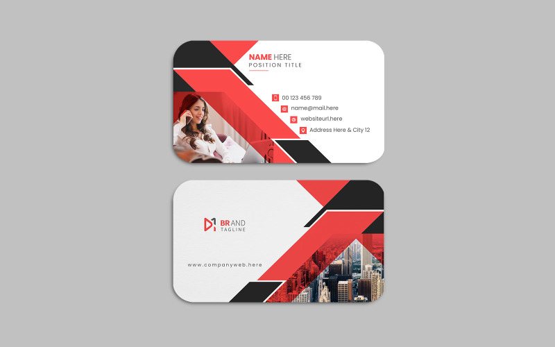 Creative and modern - visiting card design template Corporate Identity