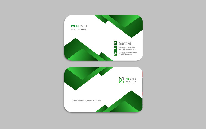 Creative and modern - visiting card template design Corporate Identity