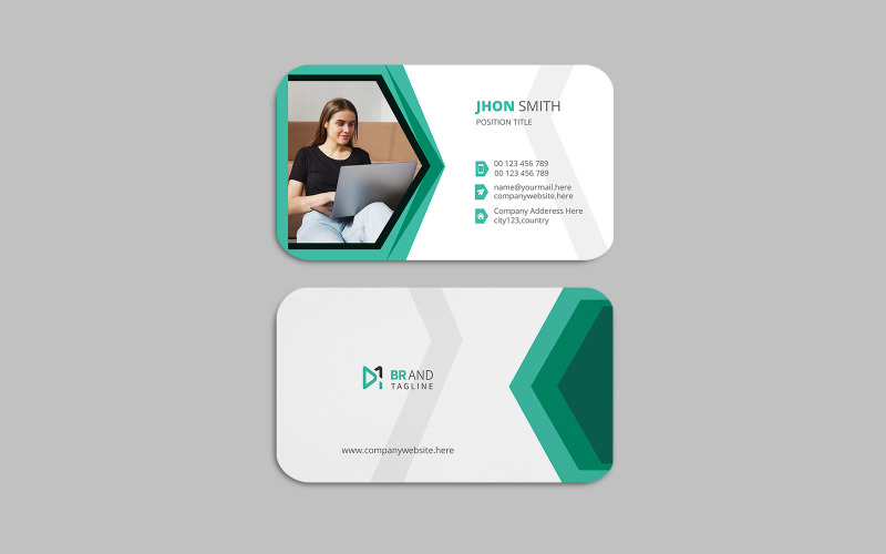 Elegant business card template Corporate Identity