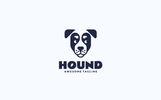 Hound Negative Space Logo
