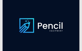 Pencil Write Writer Creative Logo