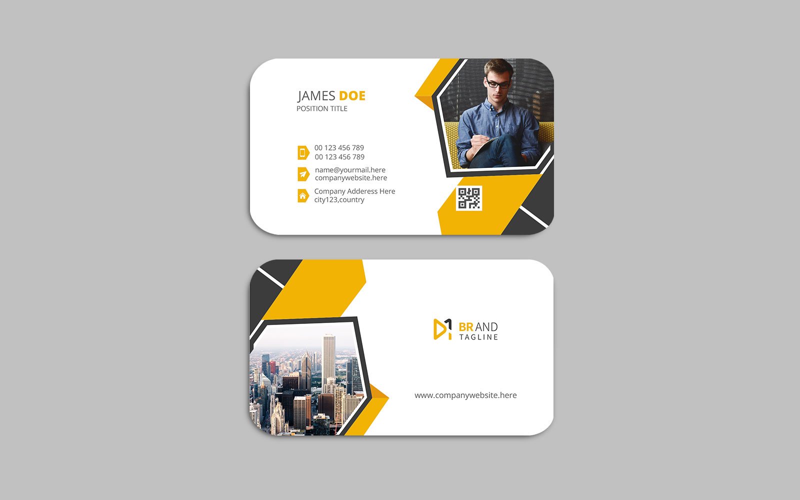 Template #382610 Card Business Webdesign Template - Logo template Preview