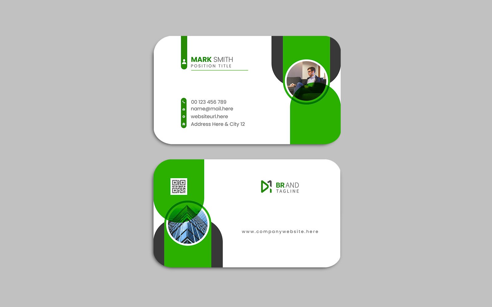 Template #382613 Card Business Webdesign Template - Logo template Preview