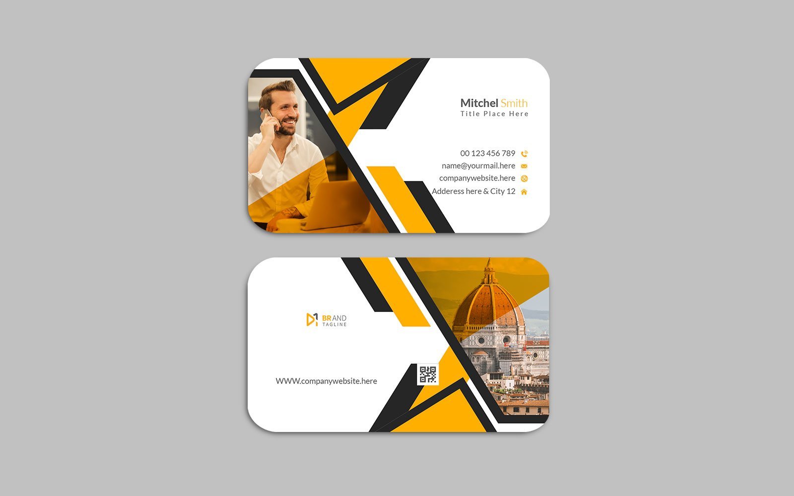 Template #382640 Card Business Webdesign Template - Logo template Preview