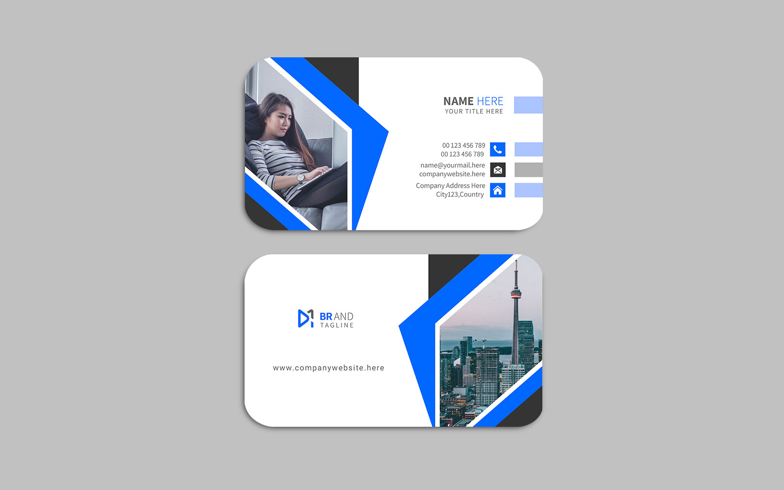 Template #382650 Card Business Webdesign Template - Logo template Preview