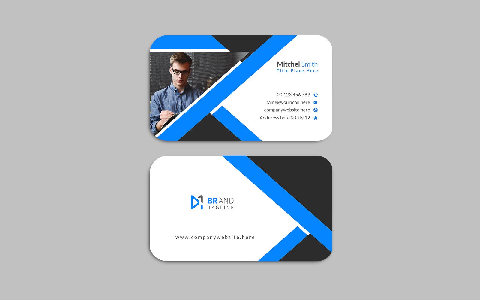 Template #382651 Card Visiting Webdesign Template - Logo template Preview