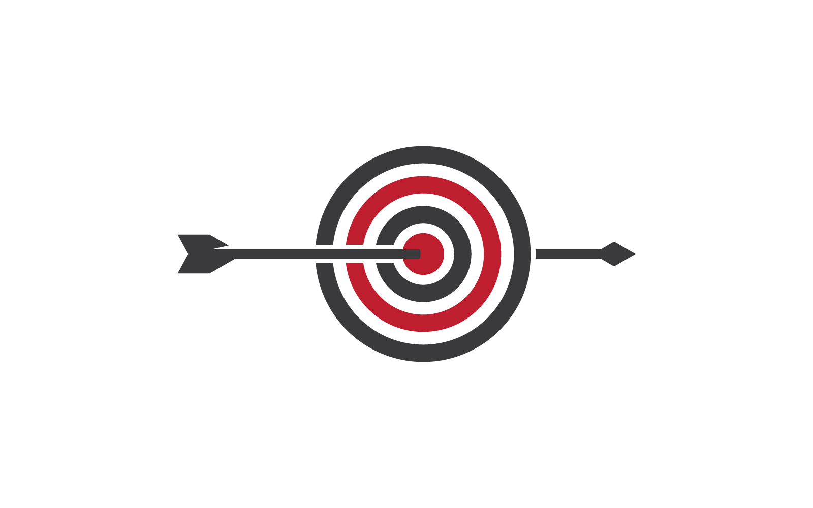 Archery logo icon vector ilustration flat design